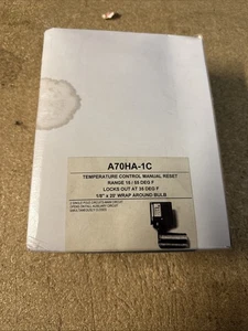 Johnson Controls A70HA-1C TEMPERATURE CONTROL MANUAL RESET NEW - Picture 1 of 5