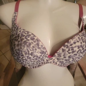 Maidenform BH 38C Bügel gepolsterte Cups verstellbarer Träger Animal Print - Bild 1 von 9