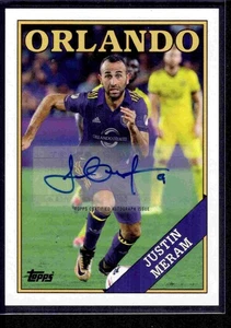 2018 Topps MLS Throwback Topps Autograph 2/25 Justin Meram Orlando City SC - Bild 1 von 2