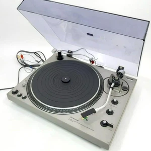 Tocadiscos Technics SL-1600 de accionamiento directo de colección con cartucho AT totalmente funcional - Imagen 1 de 13