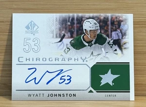2024-25 Upper Deck SP Authentic Wyatt Johnston Auto Chirography Autograph SP - Bild 1 von 2
