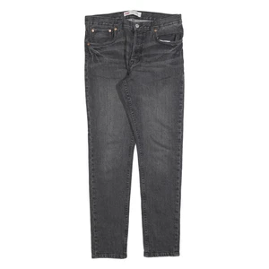 Pantalones de mezclilla rectos regulares negros Levi's 501 para niños W30 L30 calce clásico - Imagen 1 de 6