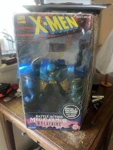 Brandneu Toy Biz 1996 X-Men Battle Action Mega Armor Wolverine 1996 ungeöffnet - Bild 1 von 4