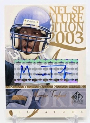 2003 SP Signature Edition MARCUS TRUFANT Rookie Signature Auto Seattle Seahawks - Image 1 of 4
