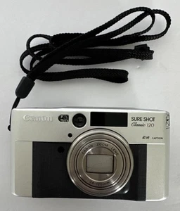 Canon Sure Shot Classic 120 35mm Point And Shoot Camera 38-120mm Vintage Clean - Picture 1 of 12