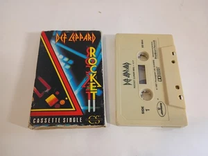 Def Leppard Cassette Tape Single Rocket Women (Live) 1989 Polygram 872 614-4 - Picture 1 of 3