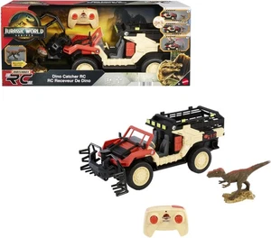 Matchbox RC Jurassic World Toy Truck, Remote-Control Battery-Operated Vehicle... - Picture 1 of 6