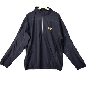 Cutter & Buck Georgia Tech Jacket Mens XL Pullover Windbreaker WeatherTec NCAA - Picture 1 of 10