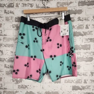 Volcom Schroff Board Shorts Men's Stoneys Size 34 18 In Swim Trunks Drawstring - Picture 1 of 16