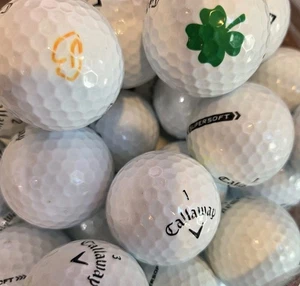 36 Premium AAA White Callaway Supersoft Used Golf Balls - Picture 1 of 2