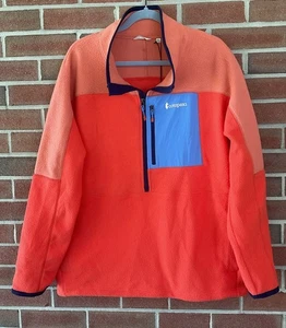 NEW Cotopaxi Abrazo Women’s Orange Blue Half-Zip Fleece Jacket Size XXL - Picture 1 of 13