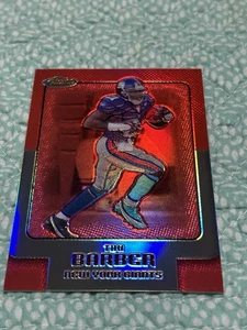 2006 TOPPS FINEST REFRACTOR, TIKI BARBER CARD 43, ROSSO 170/399 - Foto 1 di 12