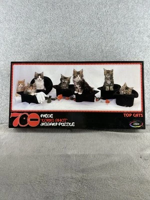 Rompecabezas panorámico Top Cats Long Shots 700 piezas 34" x 12" - SELLADO Foto 1 de 4