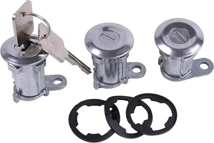 Door Lock Cylinder & Keys 8122874K3 for Jeep CJ Wrangler YJ Cherokee XJ 84-90 - Foto 1 di 1