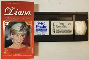 📼 VINTAGE 📼 Diana-The People's Princess 📼(VHS, 1997)📼Former Rental📼TESTED📼 - Picture 1 of 1
