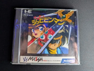 Kaizou Choujin Shubibinman 1 PC Engine HuCard Japan action-platform-Sealed 1989 - Image 1 of 4