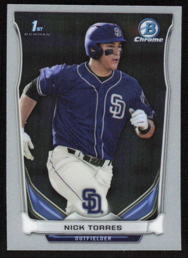 2014 Bowman Chrome Mini #27 Nick Torres   - FREE SHIPPING - Image 1 of 2