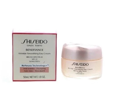 Crema suavizante de arrugas Shiseido Benefiance FPS23 50 ml/1,7 oz nueva en caja Foto 1 de 3