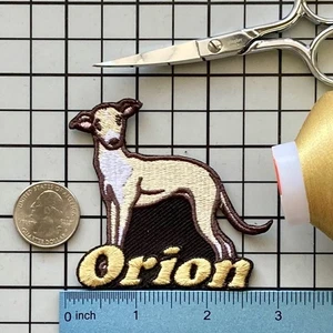Italian Greyhound Dog Patch Personalized Custom Iron-on Badge - Picture 1 of 1