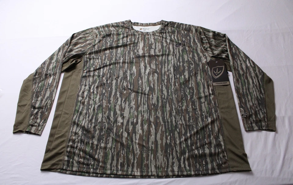 Shield Men's Finisher Turkey L/S Performance Tee BL1 Realtree Original Size 3XL - Image 1 of 3