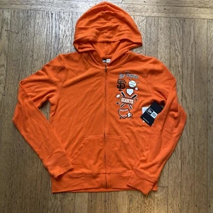 SF Giants zippered Orange sweater sz 14-16 youth - Picture 1 of 5