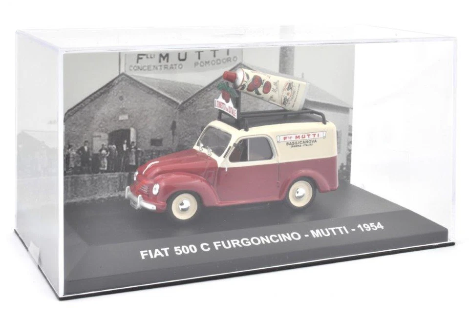 DIE CAST FIAT 500 C FURGONCINO - MUTTI - 1954 SCALA 143  [076] - Immagine 1 di 1