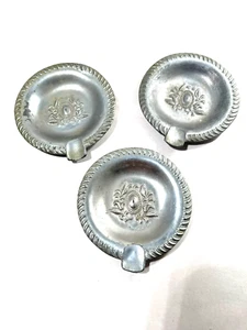 Ashtray Set Silver WWII Era Made in Occupied Japan Rare - Picture 1 of 4