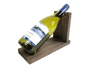 Espositore alzabottiglie vino free standing speciale casa bar rustico legno (reggiseno)PK1 - Foto 1 di 5