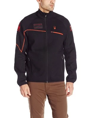 Suéter Spyder Para Hombre Alpes Cremallera Completa Medio WT Core Foto 1 de 2