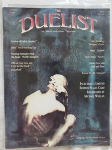 The Duelist Fall 1994 Issue#3 Magazine polybagged Jyhad game Magic card mtg tcg - Picture 1 of 18