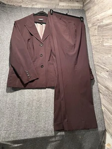 Traje Blazer y Pantalón Worthington Works Elastizado Separado Borgoña Talla 18W - Imagen 1 de 20