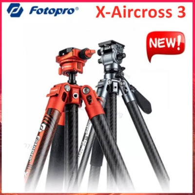 Fotopro X-Aircross 3 Extend Tripod Lightweight Travel Carbon fiber Camera Stand - Image 1 of 4