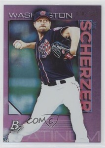2020 Bowman Platinum Wal-Mart Pink /199 Max Scherzer #2