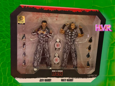 ROH Ring of Honor HARDY BOYZ Figure Set 1/3000 Jazwares Vault Exclusive AEW WWE! - Image 1 of 4