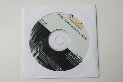New Factory Sealed Roxio Creator & MyDVD DE 9.0 Program Installation Disc - Image 1 of 4