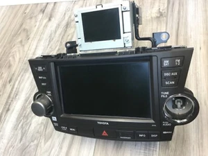 Unidad reproductor de CD radio GPS navegación Toyota Highlander 2008 2009 2010 fabricante de equipos originales 09-10 - Imagen 1 de 8