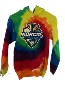 Norcal State Cup Soccer Tied Dye Girl’s Sweatshirt Youth Large Size 14  - Picture 1 of 2
