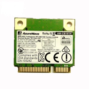 AzureWave AW-CB161H RTL8821AE WIFI Wlan Wireless Card BT4.0 Half Mini Pcie Combo - Picture 1 of 2