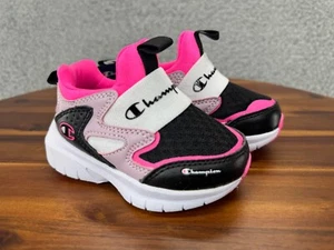 Champion Girls C Pace Gameness Mid Top Toddler Shoes Size 4 Slip On Pink Sneaker - Picture 1 of 10