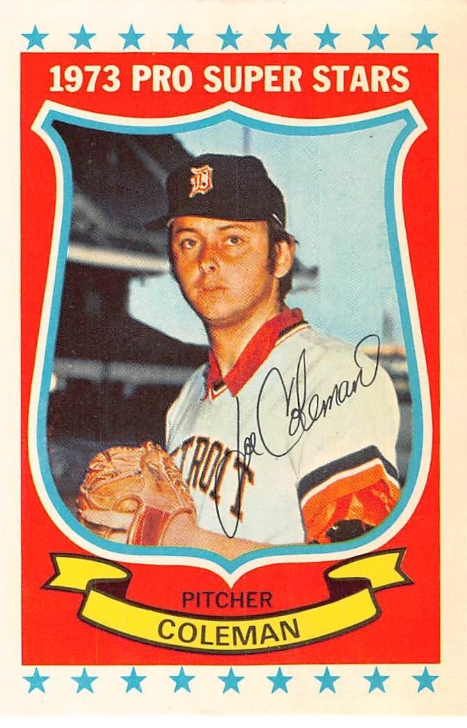 1973 Pro Super Stars Baseball Joe Coleman #48 NM/MT DETROIT TIGERS