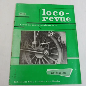LOCO-REVUE HO REVUE D'OCCASION N° 167 OCTOBRE 1957 - Imagen 1 de 1