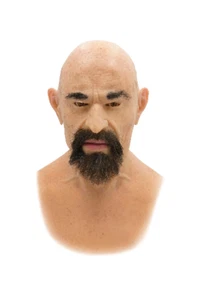 "Maschera in silicone ""Alan"" alta qualità, unica attiva realistica professionale di Halloween" - Foto 1 di 6