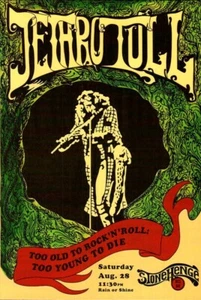Jethro Tull 8/28/1976 England 4"x6" Reprint Concert Mini Poster/Postcard  0203 - Picture 1 of 1
