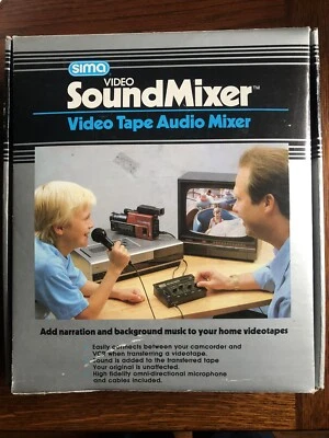 SIMA Video Sound Mixer Video Tape Audio Mixer Model SSM VINTAGE 1988  - Image 1 of 4