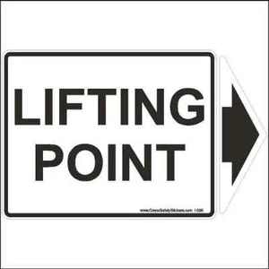 Lift Point Sticker Lifting Point Sticker With Detachable Arrow - Picture 1 of 3
