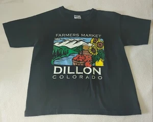 Dillon Colorado Farmer's Market T-Shirt Unisex Kids Size Small Short Sleeve - Picture 1 of 6