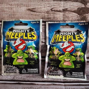 2016 Exklusives Paket Mighty Meeples Ghostbusters Slimer Peter Venkman Ray Stantz - Bild 1 von 4