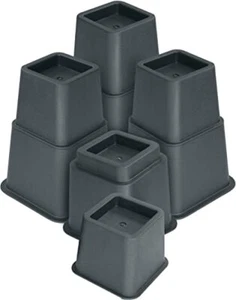 Furniture Risers 8 Piece Set Adjustable Bed Sofa Chair Riser Utopia Bedding - Picture 1 of 42