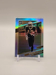 Marques Colston 2021 Donruss Optic #168 Silver Holo Prizm - Imagen 1 de 2