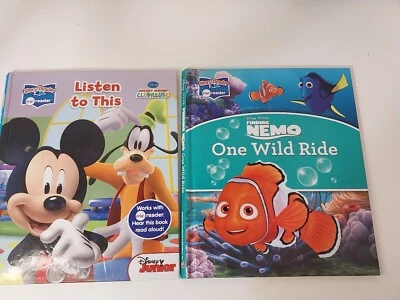 Disney Story Reader Lot of 2  Mickey Mouse and Finding Nemo Books - Image 1 of 4